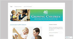 Desktop Screenshot of blogproviders.4cforchildren.org